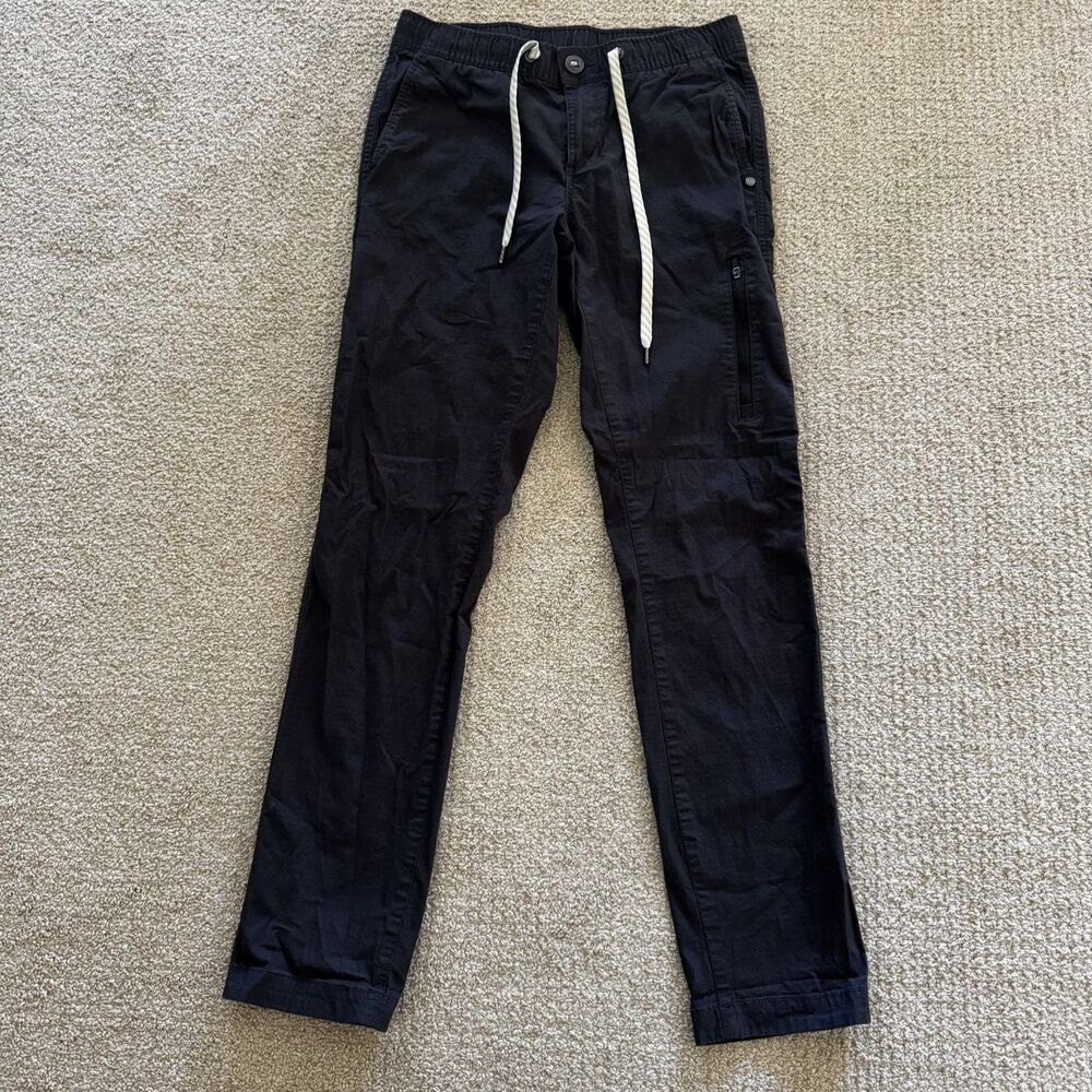 Vuori Mens Ripstop Climber Pant Black Size XS Drawstring Stretch Outdoor Hiking